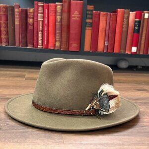 HatQuarters USA by Bailey Litefelt  Wool Fly Fishing Fedora Hat